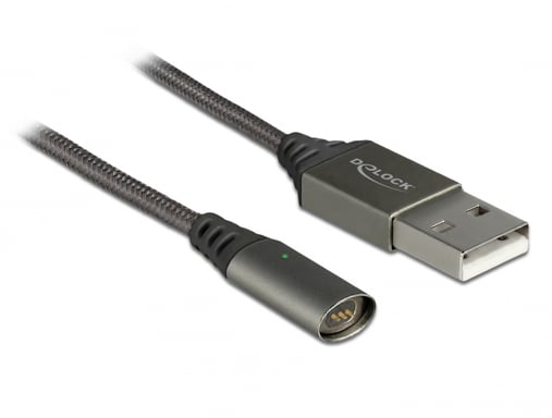DeLOCK 85725 cable USB USB 2.0 1 m USB A Antracita