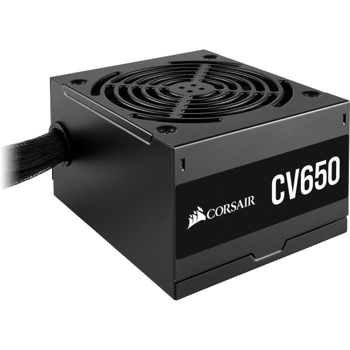 CORSAIR CV650 Bloc d'alimentation 650 Watts CV Series Certifié 80 PLUS CP 9020236 EU Neuf - vue 3