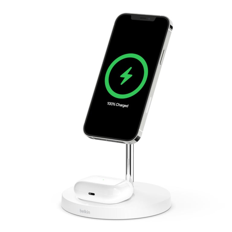 Belkin Station de recharge Boost Charge pour appareils Apple (Blanc)