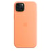 Funda de silicona con MagSafe para iPhone 15 Plus Naranja Sorbete