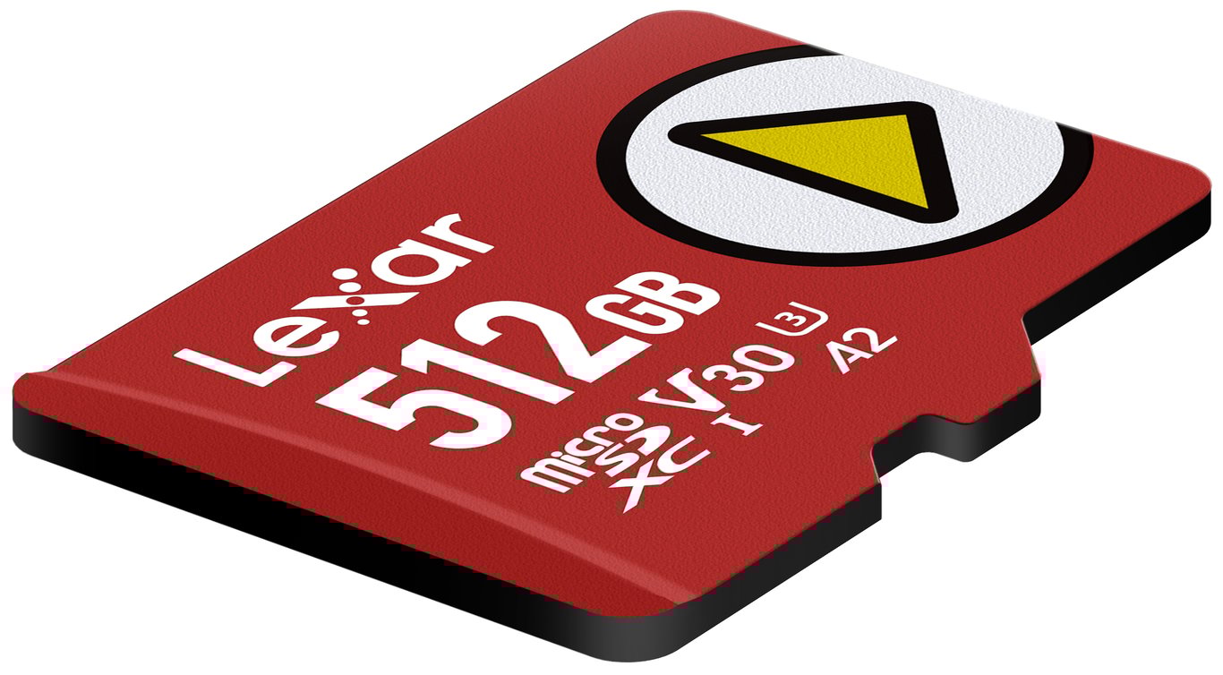 Lexar LMSPLAY512G-BNSNG mémoire flash 512 Go MicroSDXC UHS-I Classe 10 - Neuf