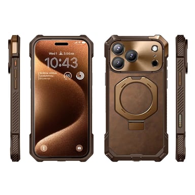 i-Blason GA843439159990 coque de protection pour téléphones portables 17,5 cm (6.9'') Housse Marron Apple (brand) iPhone 17 Pro Max