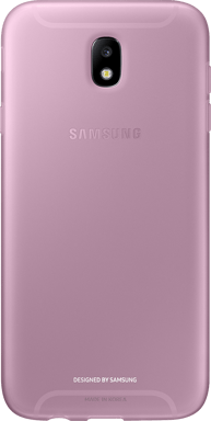 Coque semi-rigide Samsung EF-AJ730TP rose pour Galaxy J7 J730 2017