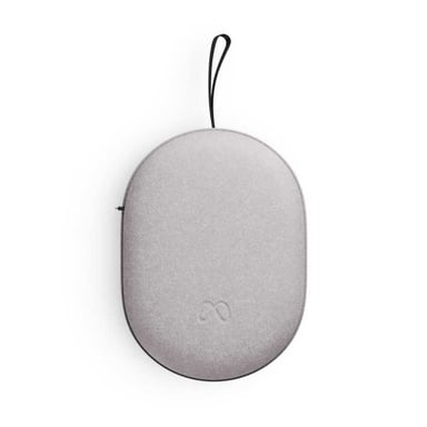 Etui de transport rigide compact Meta Quest 3 / 3S Coque texturée Gris clair/Argent