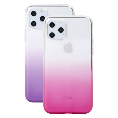 Confezione da 2 Cover per iPhone 11 Pro Colorblock Gradient