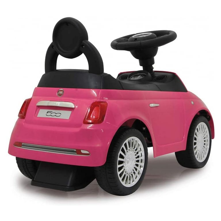 Jamara 460326 – Push Car Fiat 500 – sous Licence Officielle Coffre sous Le Siège Poignée De Poussée Et De Maintien Divers Sons Klaxon Design Fidèle À 'original Finition de qualité - vue 8