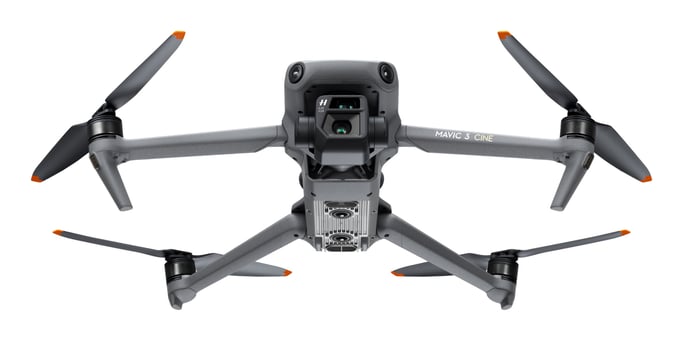 DJI Mavic 3 Cine Premium Combo 4 rotors Octocopter Gris - vue 3