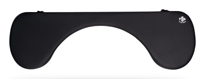 Strumenti R-Go Bracciolo ergonomico R-Go, simmetrico, con taglio addominale, schiuma morbida, nero.