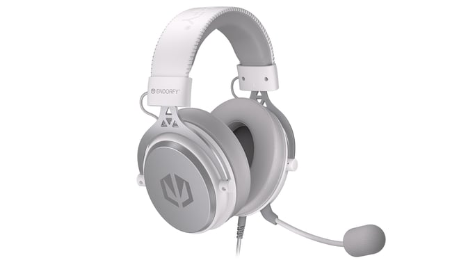 ENDORFY VIRO Onyx White Casque Avec fil Arceau Musique/Quotidien Blanc