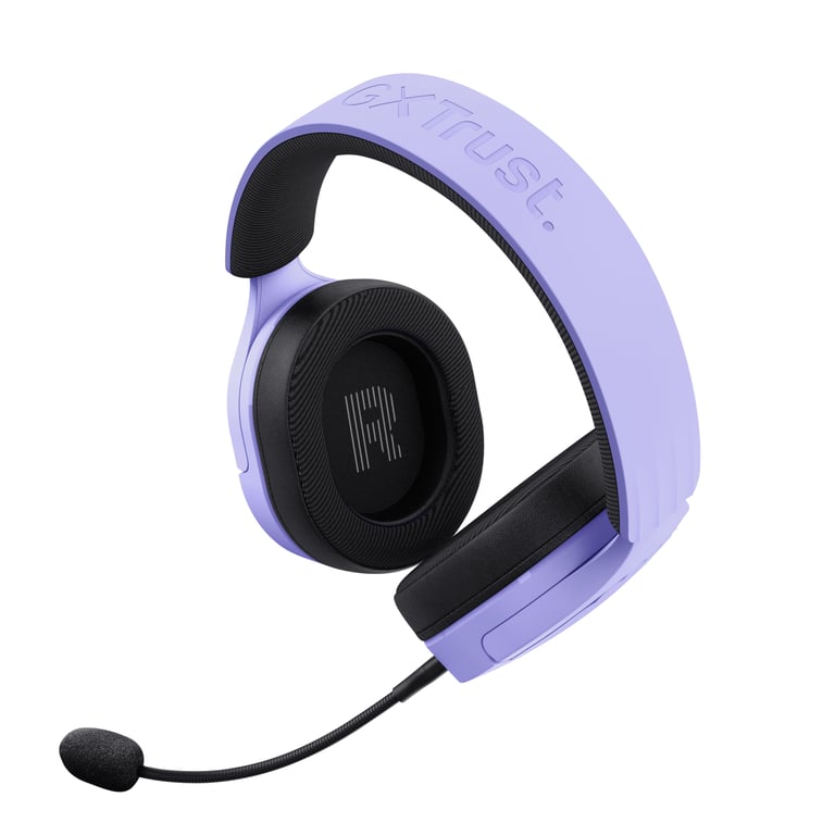 Trust GXT 490P FAYZO Casque Avec fil Arceau Jouer USB Type-A Noir, Violet - Neuf