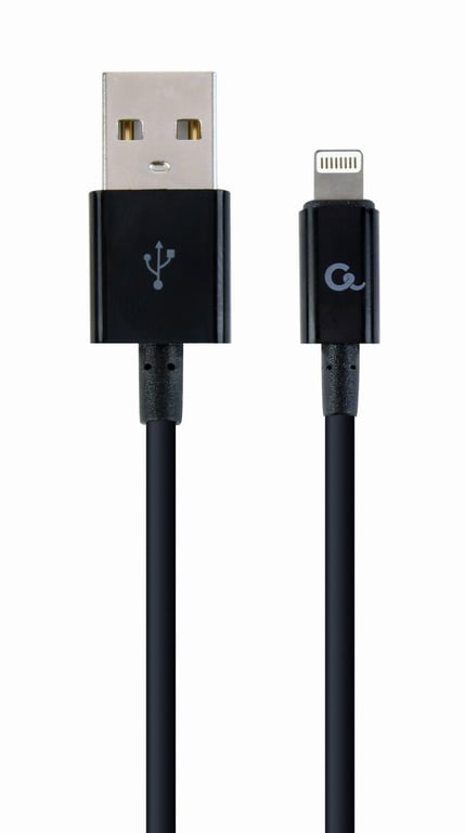 Cablexpert CC-USB2P-AMLM-2M cable de conector Lightning Negro - Nuevo