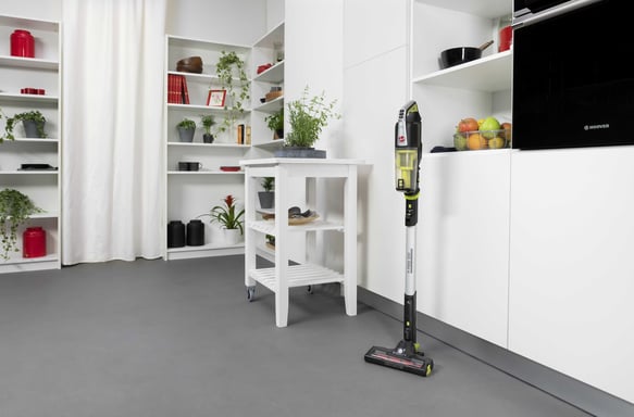 Hoover HF522NPW 011 Aspiradora escoba 2 en 1 Batería Secar Micro Sin bolsa 0,45 L 290 W Negro