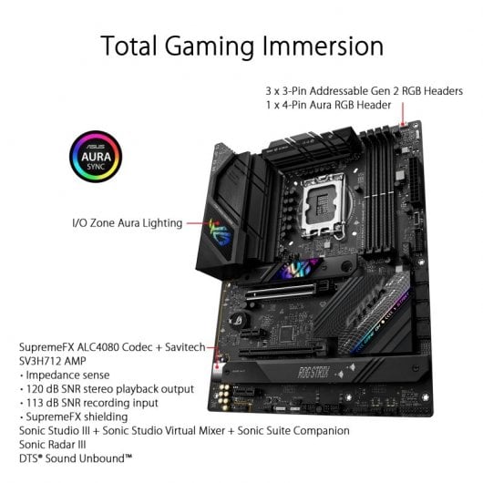ASUS ROG STRIX B760 F GAMING WIFI - vue 5