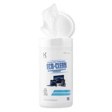 Eco-Clean Salviette antibatteriche per schermi (100 pz.)