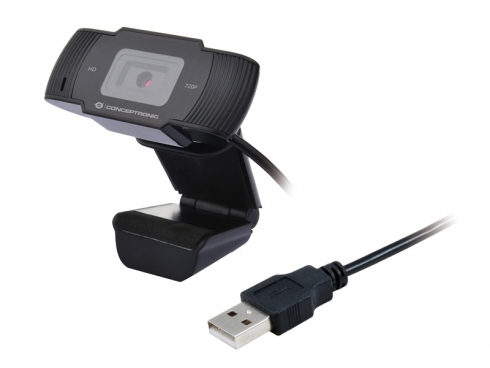 Conceptronic AMDIS03B webcam 1280 x 720 pixels USB 2.0 Noir - Neuf