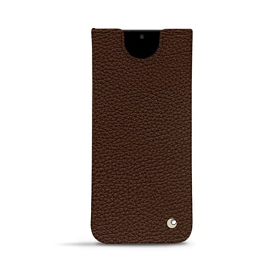 Pochette cuir Samsung Galaxy S20+ 5G -  - Marron - Cuir grainé
