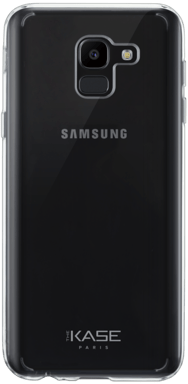 Coque hybride invisible pour Samsung Galaxy J6 2018, Transparente