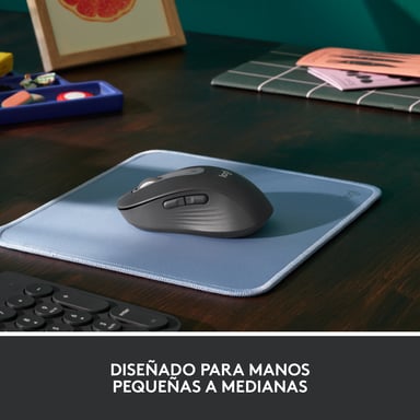 Logitech Signature M650 Ratón inalámbrico RF para diestros + Bluetooth Óptico 2000 DPI