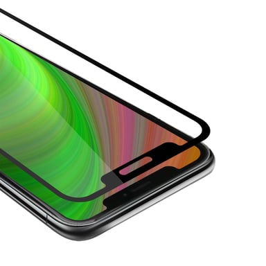 Verre trempé pour Apple iPhone 13 en TRANSPARENT avec NOIR Film de protection d'écran durci tempered glass plain ecran d'une dureté de 9H avec 3D Touch