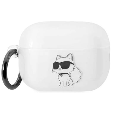 Cover per AirPods Pro 2 Silicone NFT Choupette con Anello di Trasporto