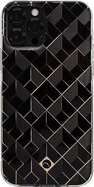 Coque iPhone 12 / 12 Pro Saint Germain avec motifs en 3D Noire Artefakt