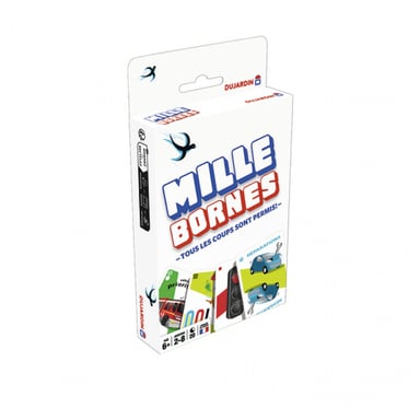Mille Bornes Pocket - Jeu de Société Compact et Stratégique