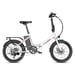 Bicicleta eléctrica urbana ligera Fafrees F20, neumáticos de 20'', motor de 250 W, batería de 36 V y 16,75 Ah - Blanca