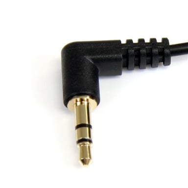StarTech.com 90 cm Cavo audio stereo sottile ad angolo retto da 3,5 mm - M/M
