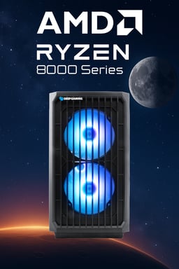 DeepGaming - PC da Gaming Completo - Némesis - AMD Ryzen 7 8700G/32GB/1TB SSD + Monitor 24'' FullHD + Pacchetto Gaming