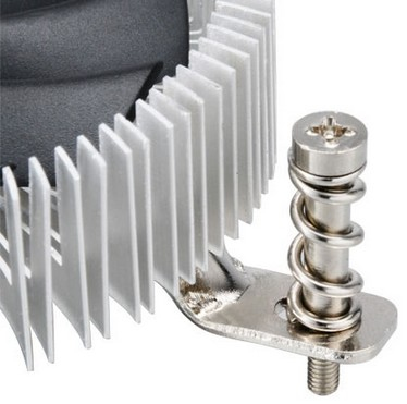 Akasa AK CC7129BP01 Refroidisseur de processeur pour : LGA775 LGA1156 LGA1155 LGA1150 aluminium 75 mm - vue 3