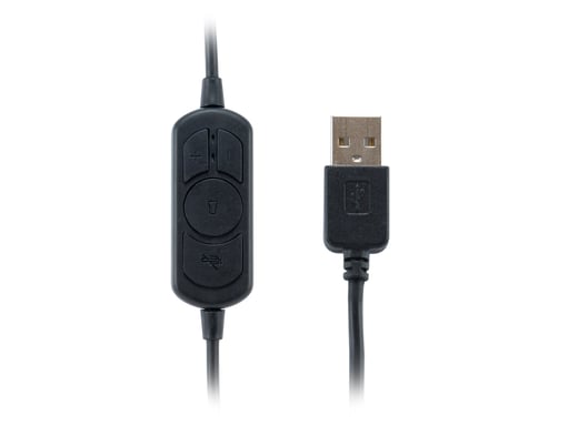 Equip 245305 auricular y casco Auriculares Alámbrico Diadema Oficina/Centro de llamadas USB tipo A Negro