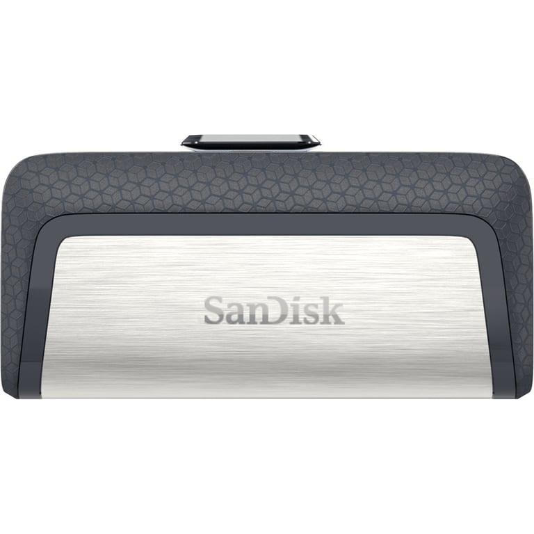 SanDisk Ultra Dual Drive USB Type-C lecteur USB flash 64 Go USB Type-A / USB Type-C 3.2 Gen 1 (3.1 Gen 1) Noir, Argent - Neuf