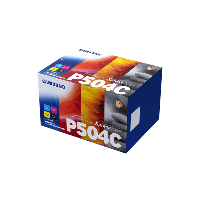 Samsung CLT P504C Pack 4 Toners Couleurs - vue 3