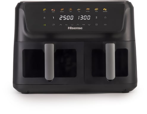 Hisense HAF2700DCD Double 11 L Autonome 2700 W Friteuse d'air chaud Noir