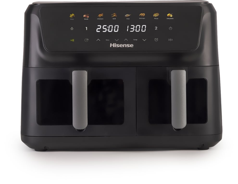 Friteuse D'Air Chaud Hisense HAF2700DCD – 11 L, 2700 W, Double Zone - vue 3