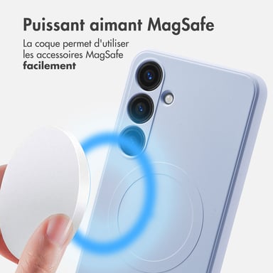 imoshion Coque Couleur avec MagSafe pour Samsung Galaxy S24 Plus - Lila