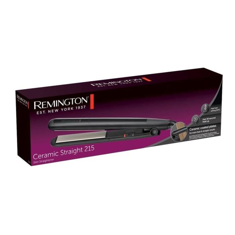 Lisseur REMINGTON S1370 Ceramic Straight – température max 215° arrêt automatique – revêtement céramique - vue 4