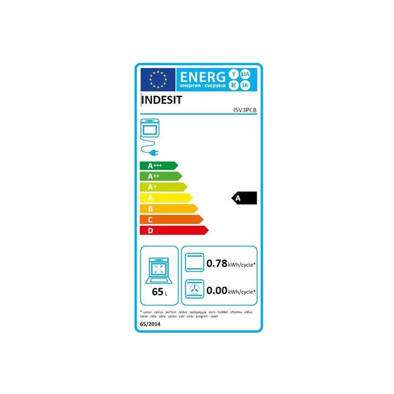 Cuisinière vitrocéramique INDESIT I5V3PCB 4 foyers L50 cm - vue 5