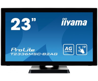 iiyama ProLite T2336MSC-B2AG 58,4 cm (23'') 1920 x 1080 píxeles Full HD LED Flat Panel PC Pantalla táctil Negro