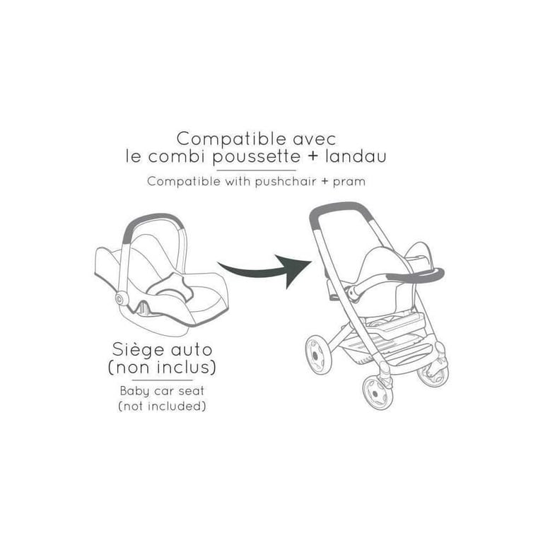 Pousette Maxi cosi + landeau SMOBY - vue 9