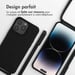 imoshion ?Coque en silicone avec cordon pour iPhone 14 Pro Max - Noir