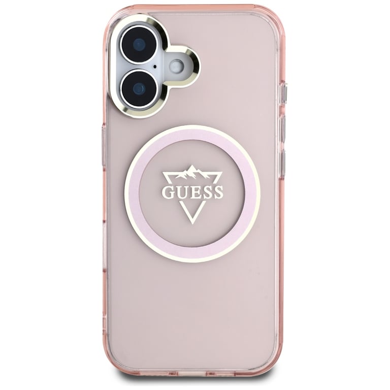 Étui Guess IML Metal Mountain Logo MagSafe pour iPhone 16 Neuf - vue 2