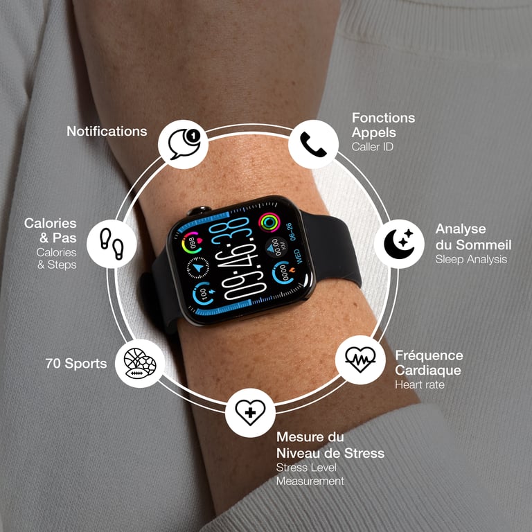 Bigben Montre Connectée Avec Bracelet Bluetooth - vue 10