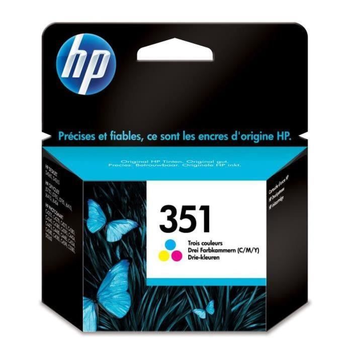 HP 351 CB337EE Cyan et Jaune - vue 6