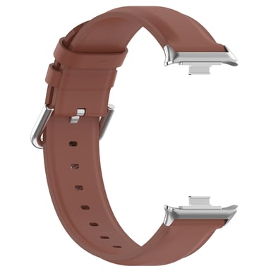 Bracelet de montre en cuir pour Xiaomi Smart Band 9 Pro Brown