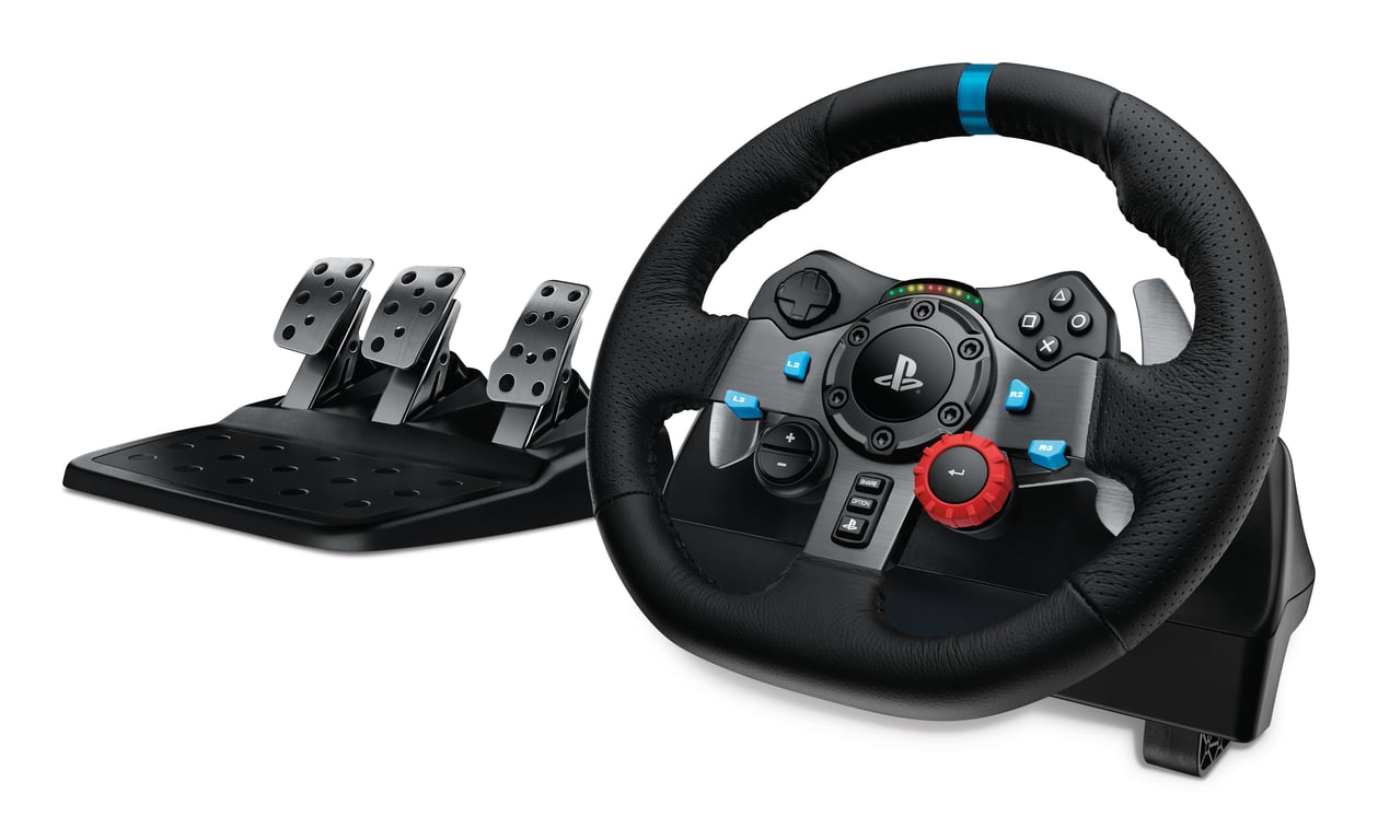 Logitech G 991 000539 accessoire de jeux vidéo Aluminium USB Volant + pédales + écouteurs PC PlayStation 4 PlayStation 5 Playstation 3 Neuf - vue 3