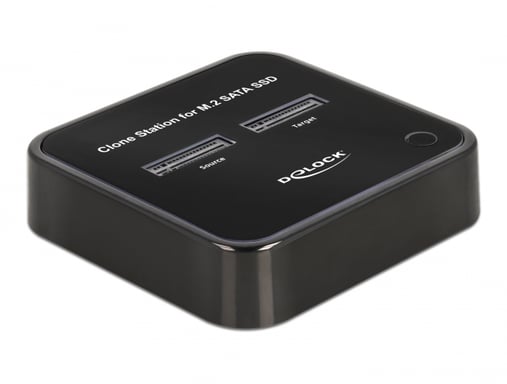 Docking station DeLOCK M.2 per 2 x SSD M.2 SATA con funzione di clonazione