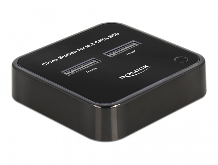 DeLOCK Station d'accueil .2 pour 2 x SSD .2 SATA avec fonction de clonage Neuf