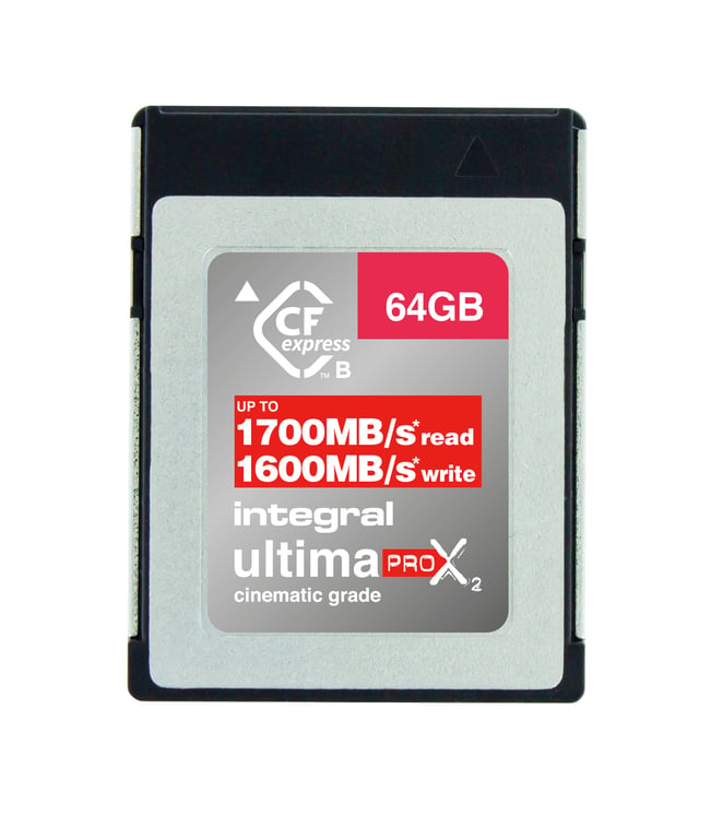 Integral Incfe64g1700/1600/s800 Mémoire Flash 64 Go Cfexpress