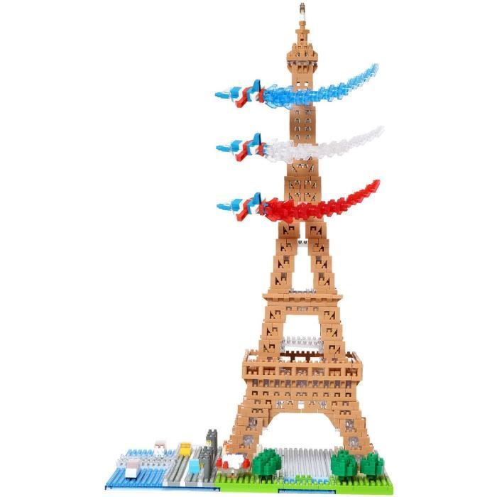Nanoblock Bandai NB057 Tour Eiffel 500 pièces À monter soi même et plus - vue 4